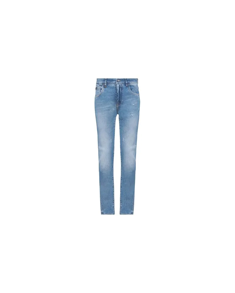 Dolce & Gabbana HOSEN & RÖCKE - Jeanshosenauf YOOX.COM Blau