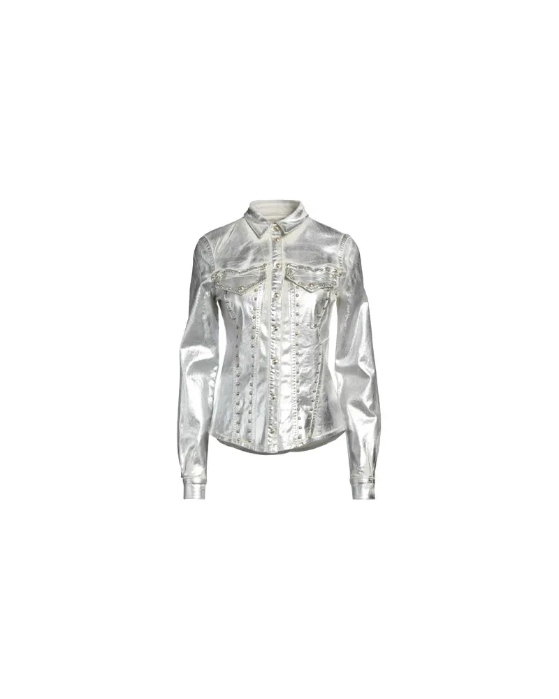 Versace Jeans TOPS - Hemdenauf YOOX.COM Silber