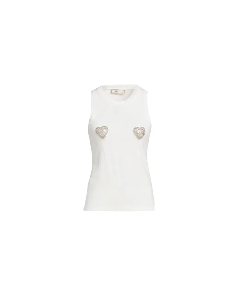 Blumarine TOPS - Topsauf YOOX.COM Cremeweiß