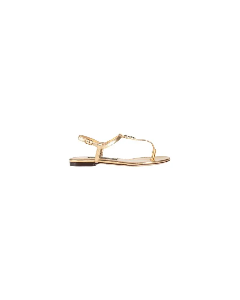 Dolce & Gabbana SCHUHE - Zehentrennerauf YOOX.COM Gold