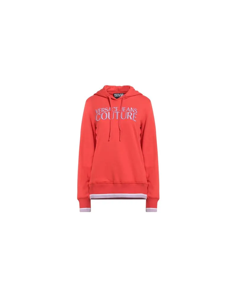 Versace Jeans TOPS - Sweatshirtsauf YOOX.COM Tomatenrot