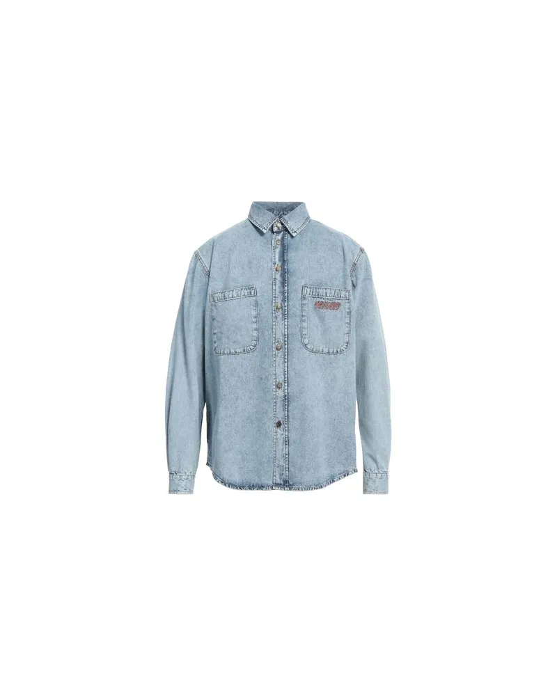 Moschino TOPS - Jeanshemdenauf YOOX.COM Blau