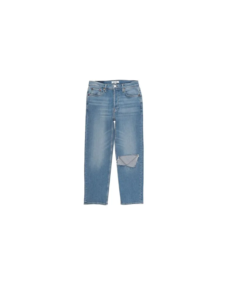 RE/DONE HOSEN & RÖCKE - Jeanshosenauf YOOX.COM Blau