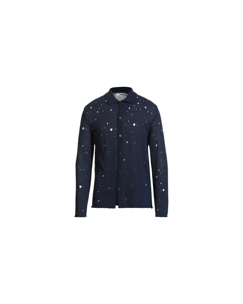 Mauro Grifoni STRICKWAREN - Strickjackenauf YOOX.COM Marineblau