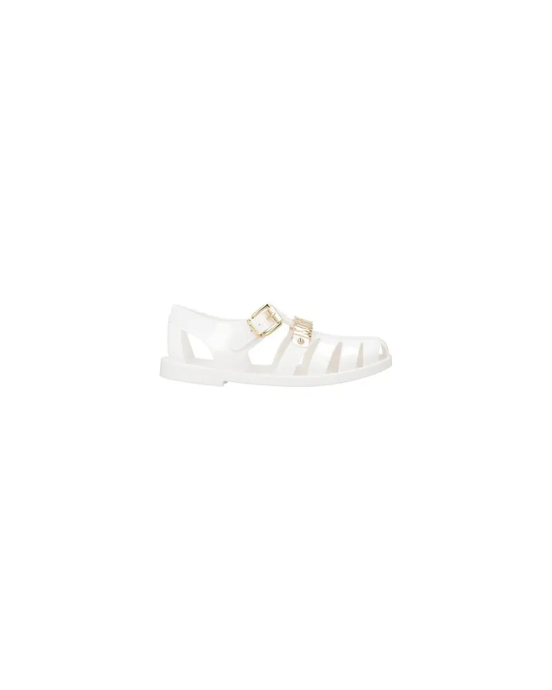 Moschino SCHUHE - Sandalenauf YOOX.COM Weiß