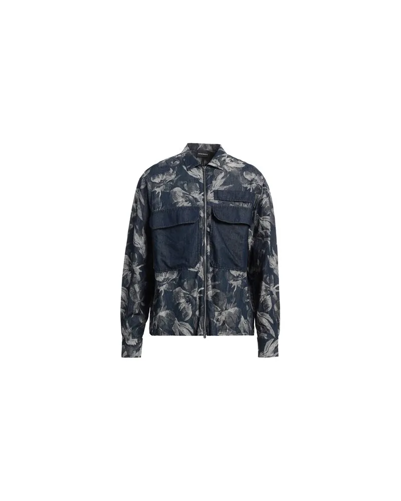 Emporio Armani TOPS - Jeanshemdenauf YOOX.COM Blau
