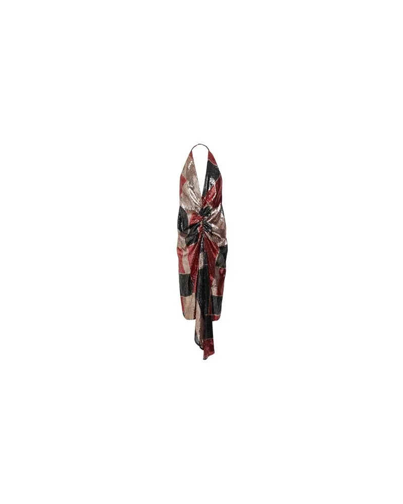 HALPERN KLEIDER - Midi-Kleiderauf YOOX.COM Ziegelrot