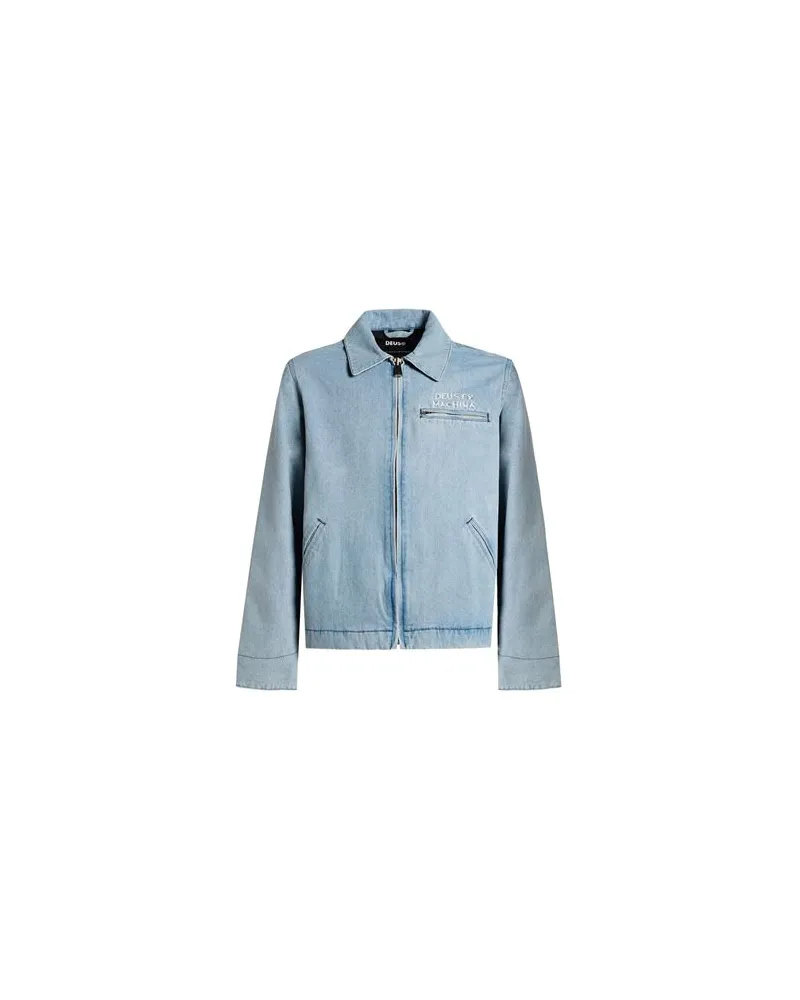 Deus Ex Machina JACKEN & MÄNTEL - Jeansjacken/Mäntelauf YOOX.COM Blau