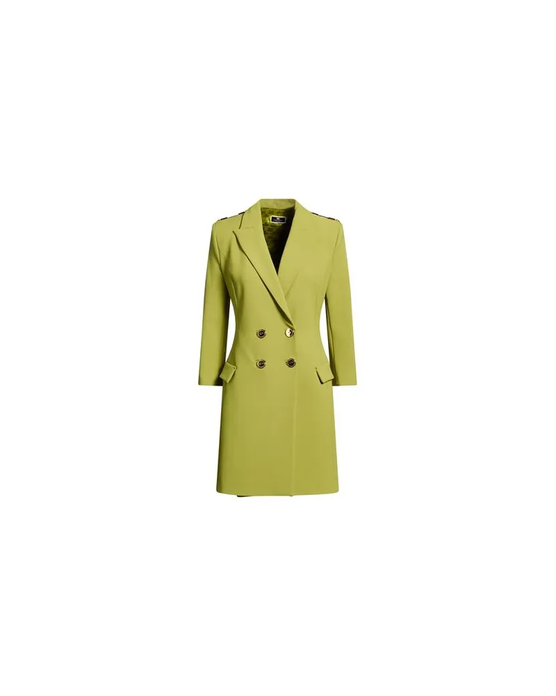 Elisabetta Franchi KLEIDER - Mini-Kleiderauf YOOX.COM Limettengrün