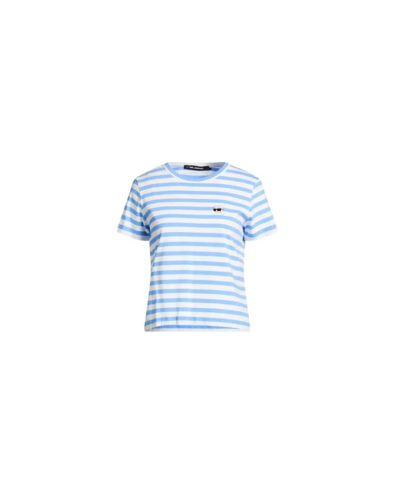 Karl Lagerfeld TOPS - T-shirtsauf YOOX.COM Azurblau