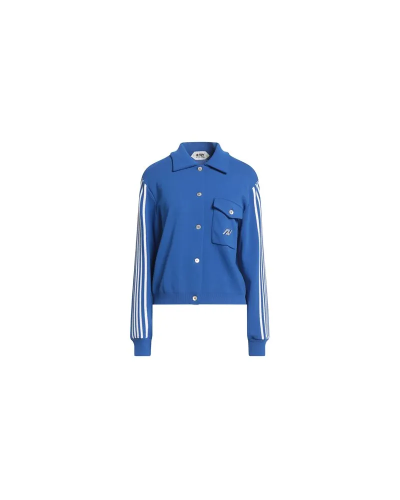AUTRY STRICKWAREN - Strickjackenauf YOOX.COM Blau
