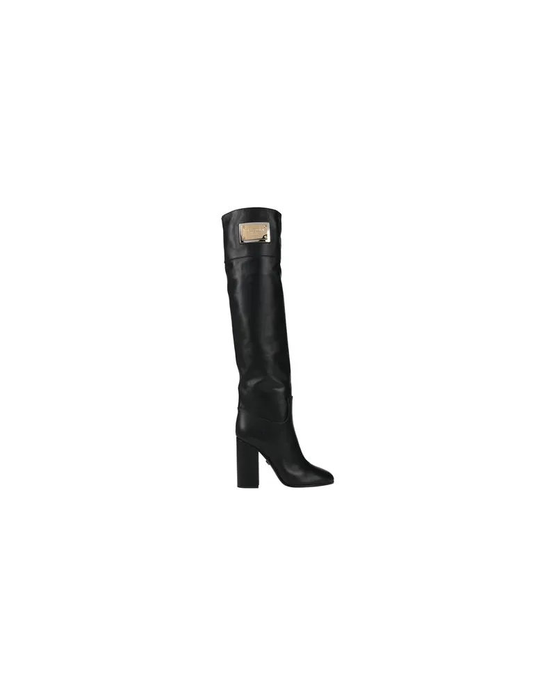 Dolce & Gabbana SCHUHE - Stiefelauf YOOX.COM Schwarz