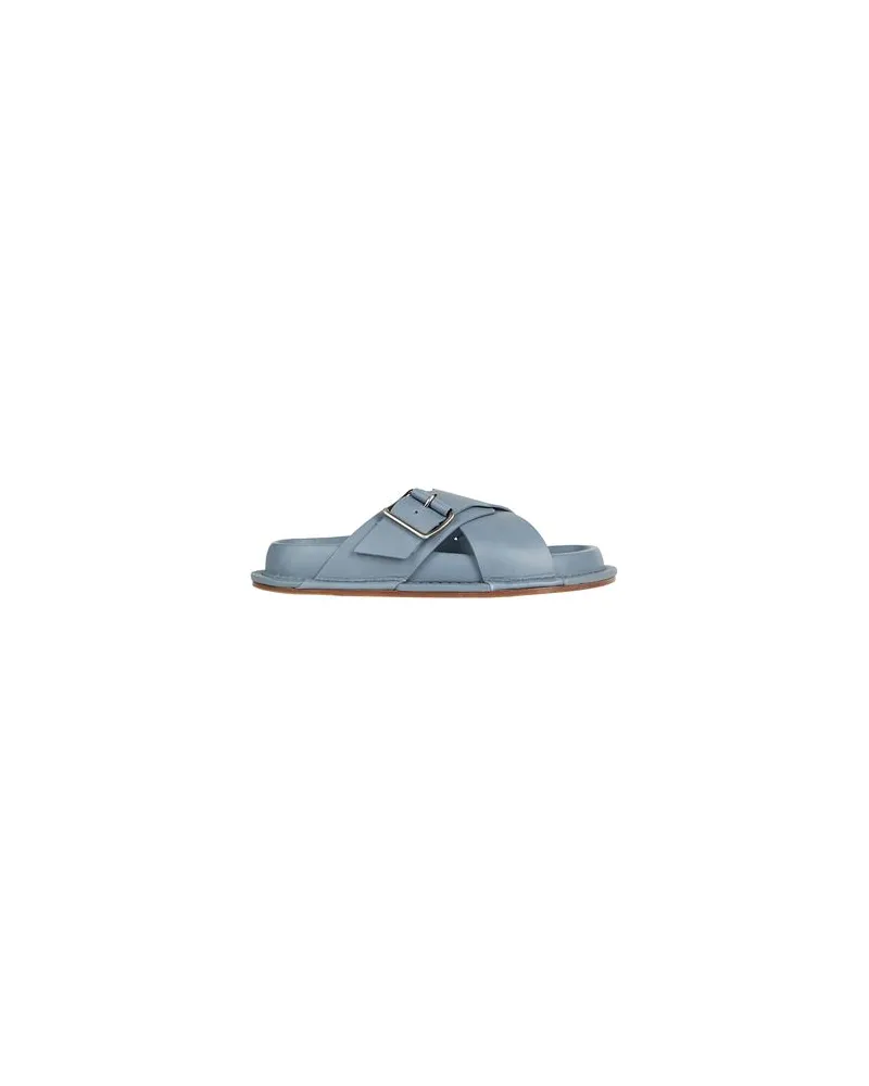 Jil Sander SCHUHE - Sandalenauf YOOX.COM Taubenblau