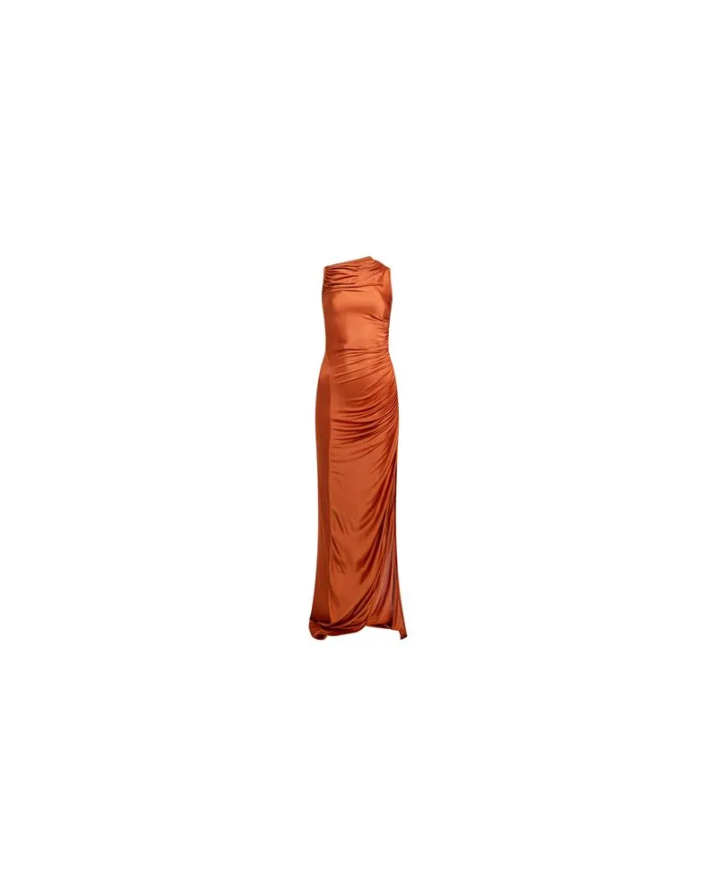 Rick Owens Lilies KLEIDER - Maxi-Kleiderauf YOOX.COM Rostrot