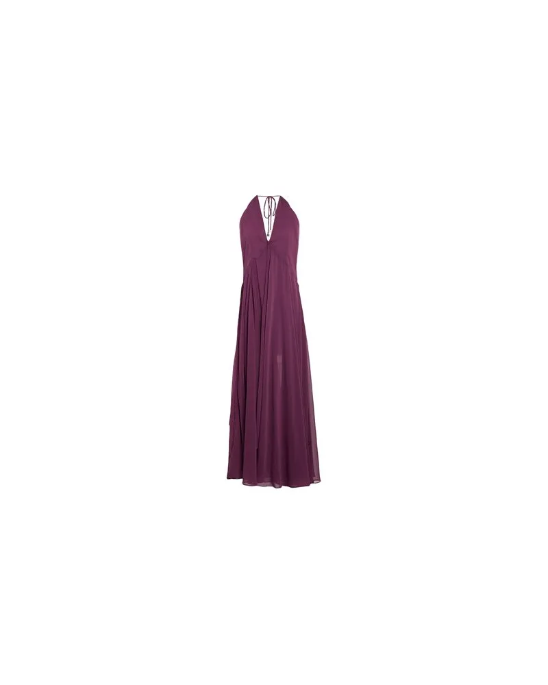 ROTATE Birger Christensen KLEIDER - Maxi-Kleiderauf YOOX.COM Pflaume