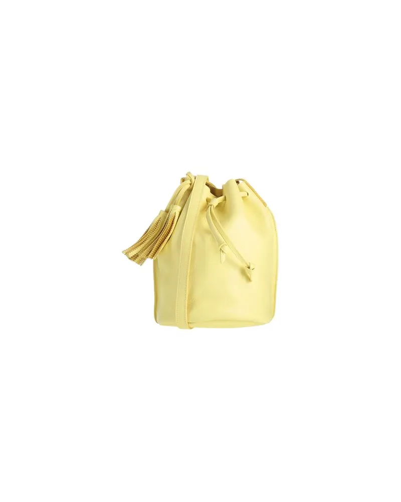 IL BISONTE TASCHEN - Umhängetascheauf YOOX.COM Pastellgelb