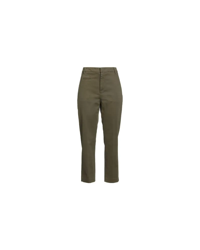 Dondup HOSEN & RÖCKE - Hosenauf YOOX.COM Dunkelgrün