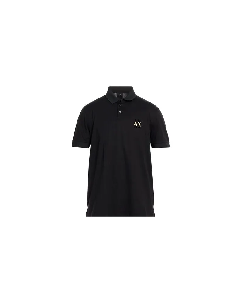 Armani Exchange TOPS - Poloshirtsauf YOOX.COM Schwarz