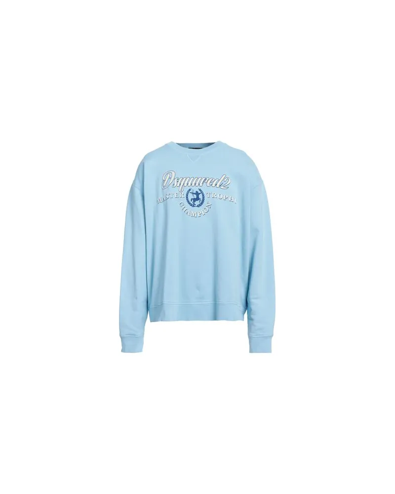 Dsquared2 TOPS - Sweatshirtsauf YOOX.COM Hellblau