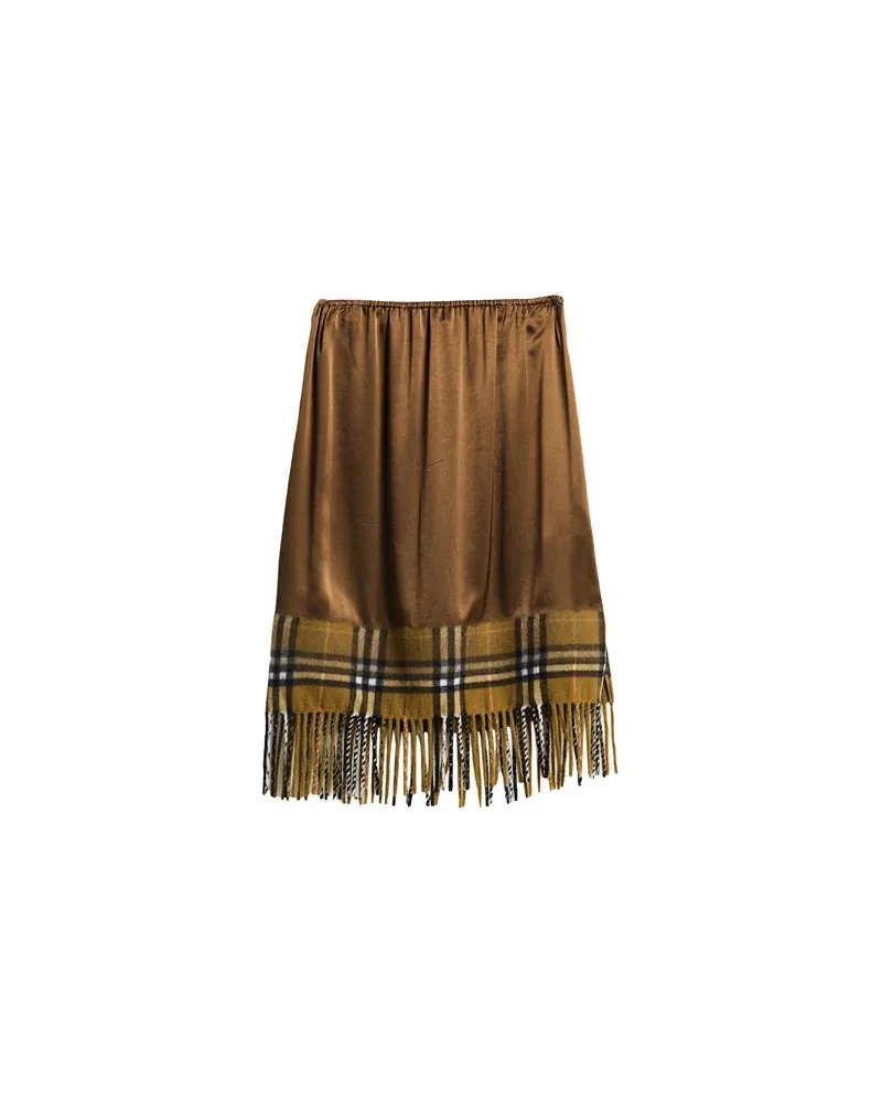 Burberry HOSEN & RÖCKE - Midi-Röckeauf YOOX.COM Militärgrün