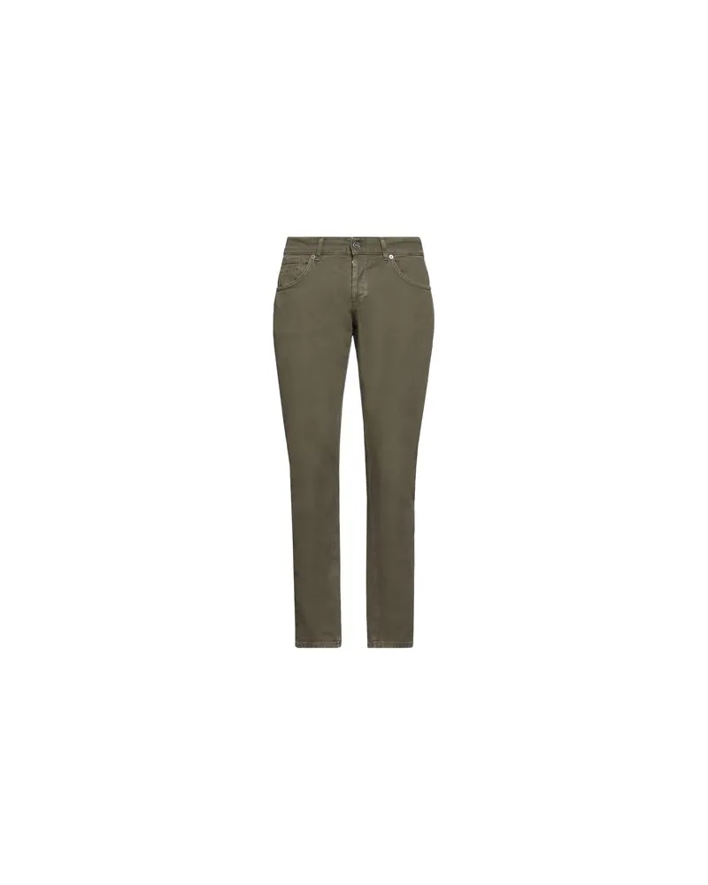 Dondup HOSEN & RÖCKE - Hosenauf YOOX.COM Militärgrün