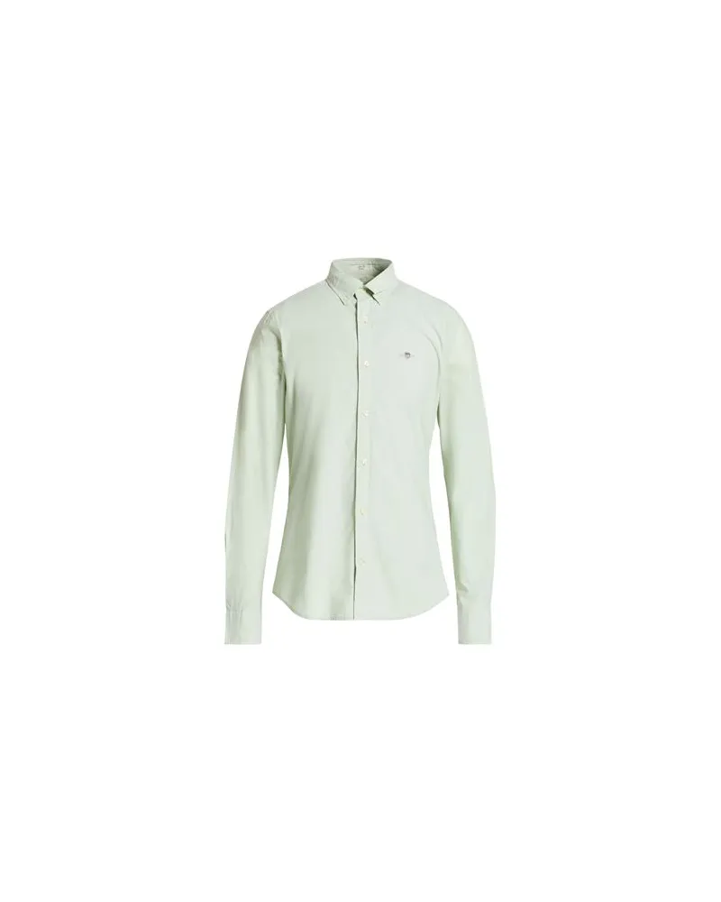 Gant TOPS - Hemdenauf YOOX.COM Salbeigrün