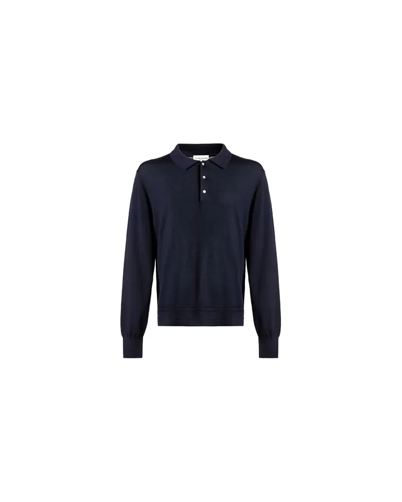 Officine Generale STRICKWAREN - Pulloverauf YOOX.COM Nachtblau