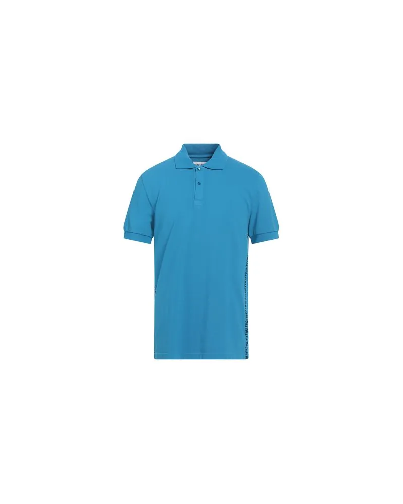 Bikkembergs TOPS - Poloshirtsauf YOOX.COM Azurblau