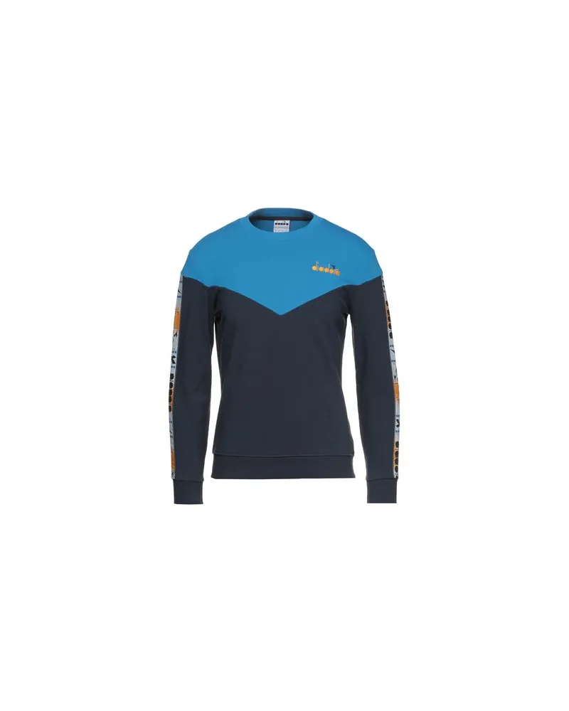 Diadora TOPS - Sweatshirtsauf YOOX.COM Blau