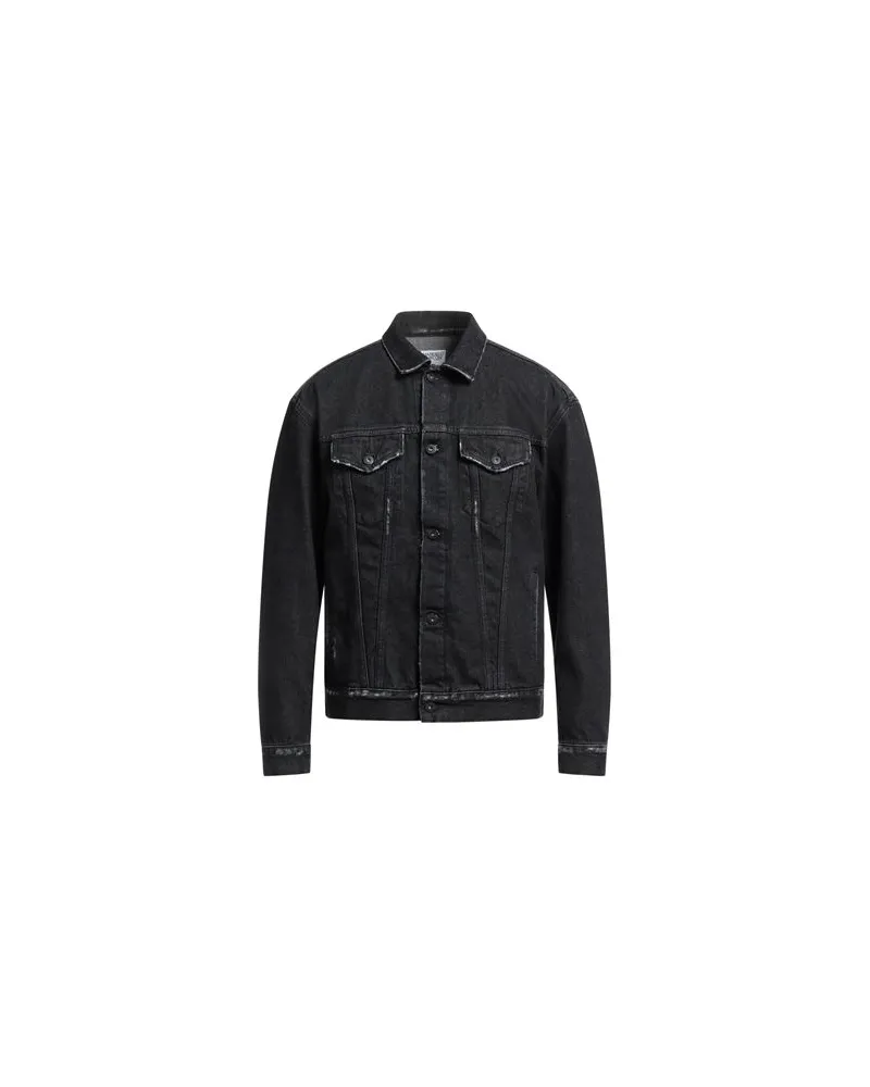 Marcelo Burlon | County of Milan JACKEN & MÄNTEL - Jeansjacken/Mäntelauf YOOX.COM Schwarz