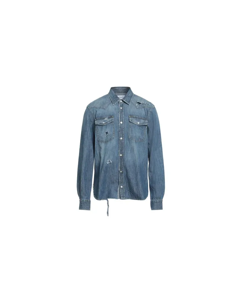Department 5 TOPS - Jeanshemdenauf YOOX.COM Blau