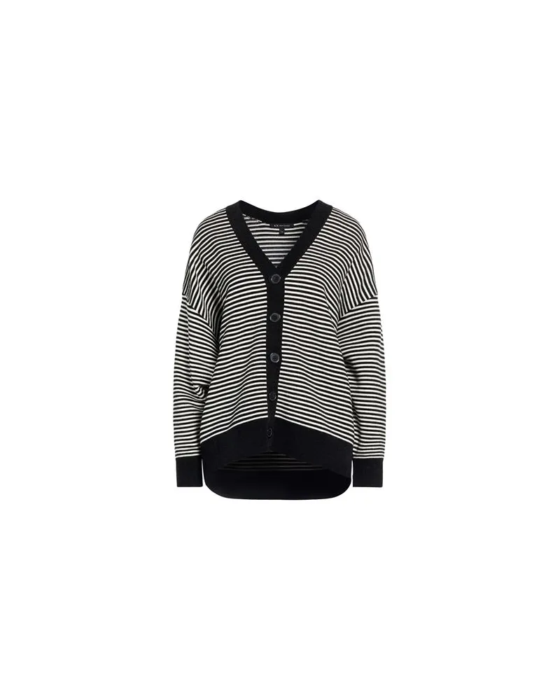 Armani Exchange STRICKWAREN - Strickjackenauf YOOX.COM Schwarz
