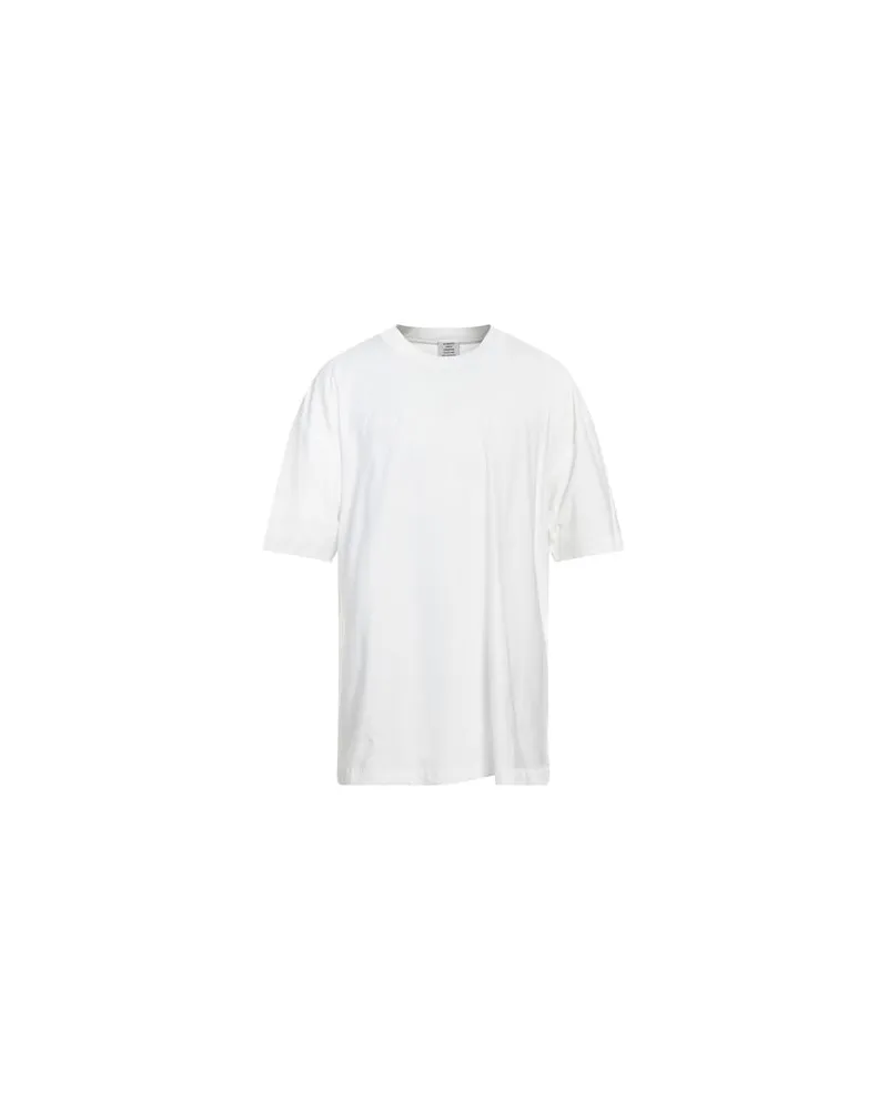 VETEMENTS TOPS - T-shirtsauf YOOX.COM Cremeweiß