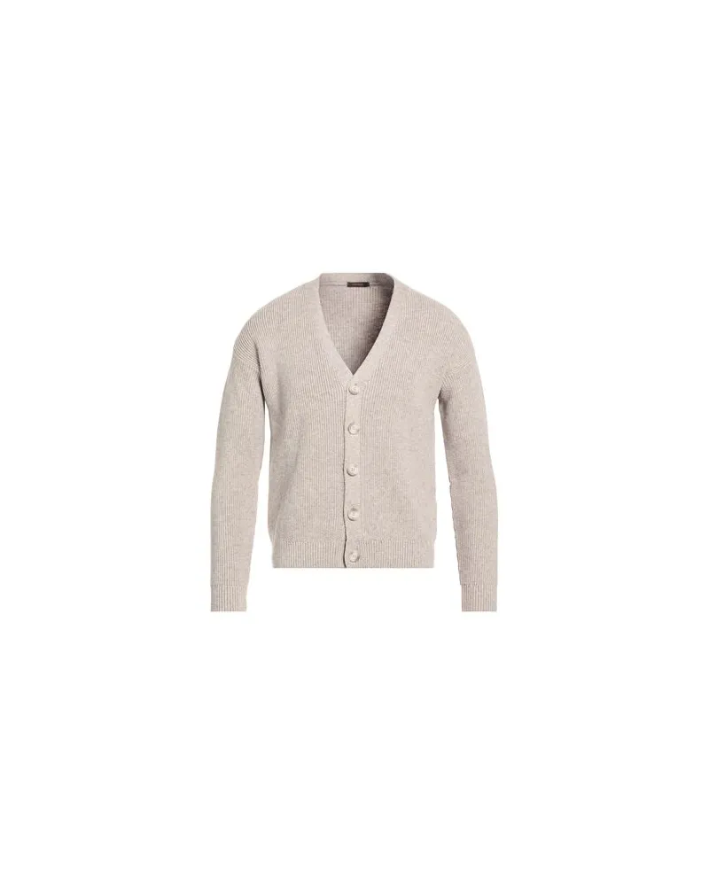 OFFICINA 36 STRICKWAREN - Strickjackenauf YOOX.COM Hellgrau