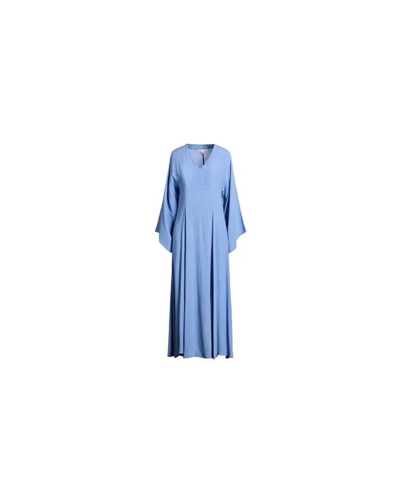 Camicettasnob KLEIDER - Maxi-Kleiderauf YOOX.COM Taubenblau
