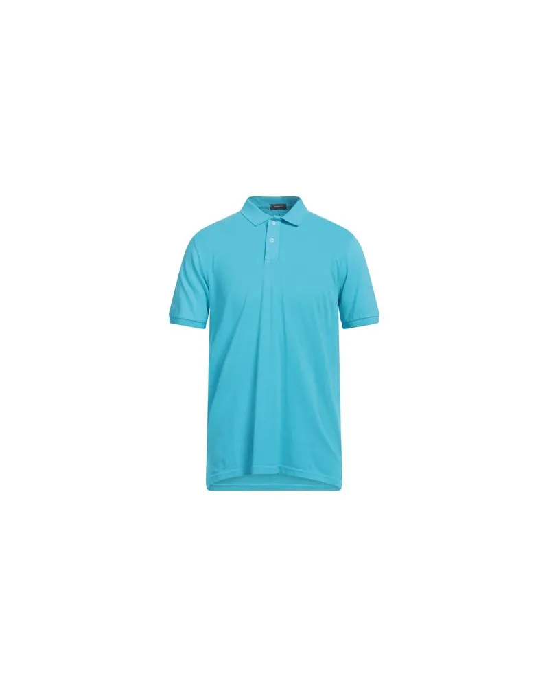 ROSSOPURO TOPS - Poloshirtsauf YOOX.COM Azurblau