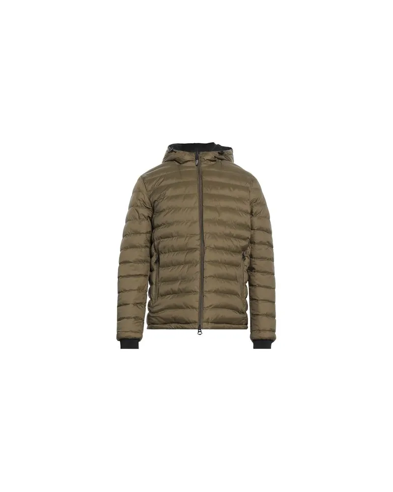 U.S. Polo Assn.  JACKEN & MÄNTEL - Pufferjacken & Daunenjackenauf YOOX.COM Militärgrün