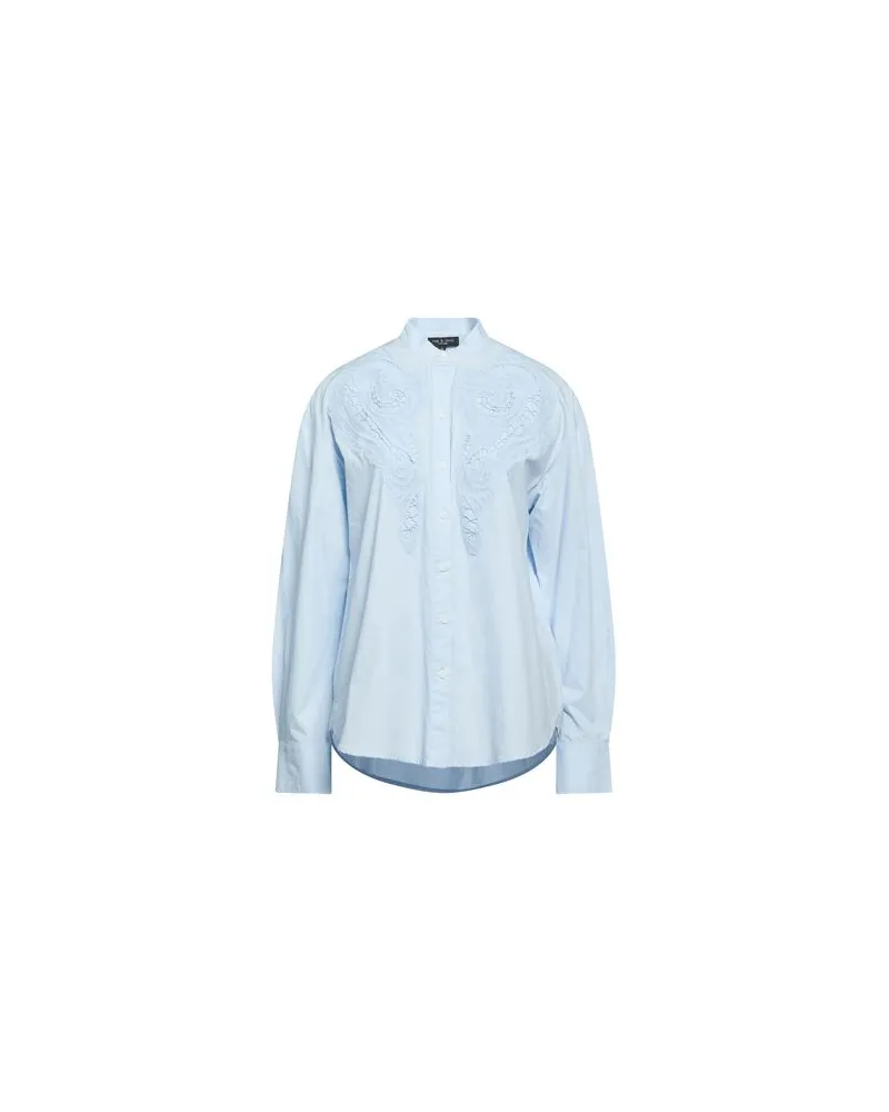 Rag & Bone TOPS - Hemdenauf YOOX.COM Hellblau