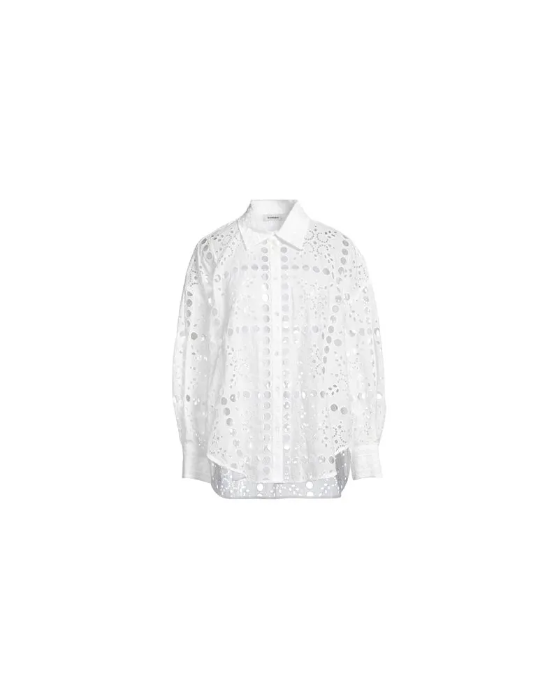 Sandro TOPS - Hemdenauf YOOX.COM Weiß