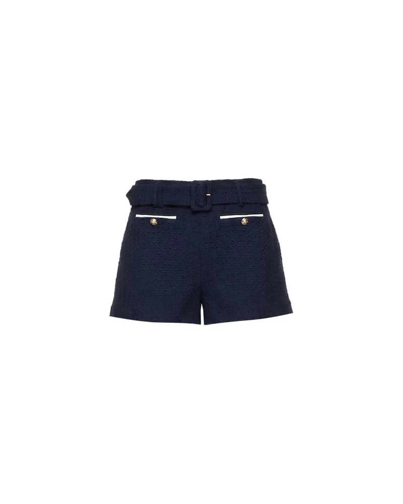 Self-Portrait HOSEN & RÖCKE - Shorts & Bermudashortsauf YOOX.COM Marineblau