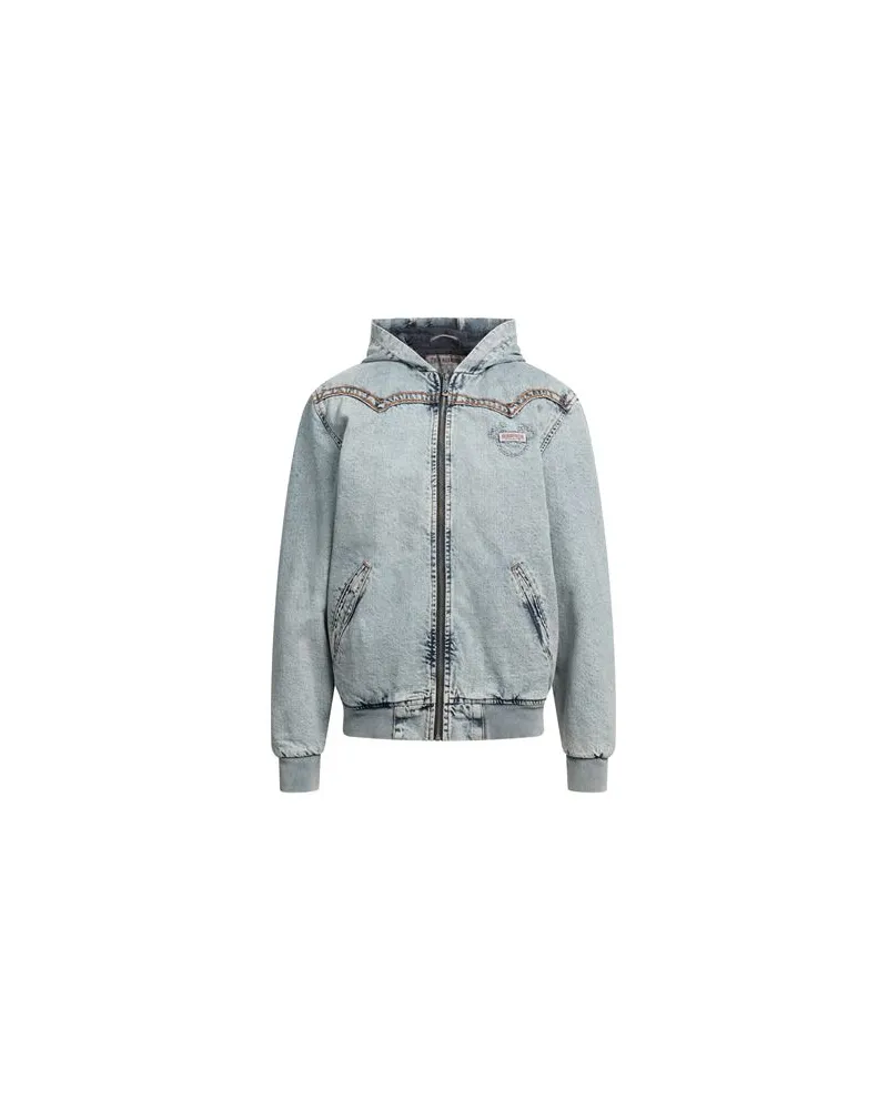 True Religion JACKEN & MÄNTEL - Jeansjacken/Mäntelauf YOOX.COM Blau