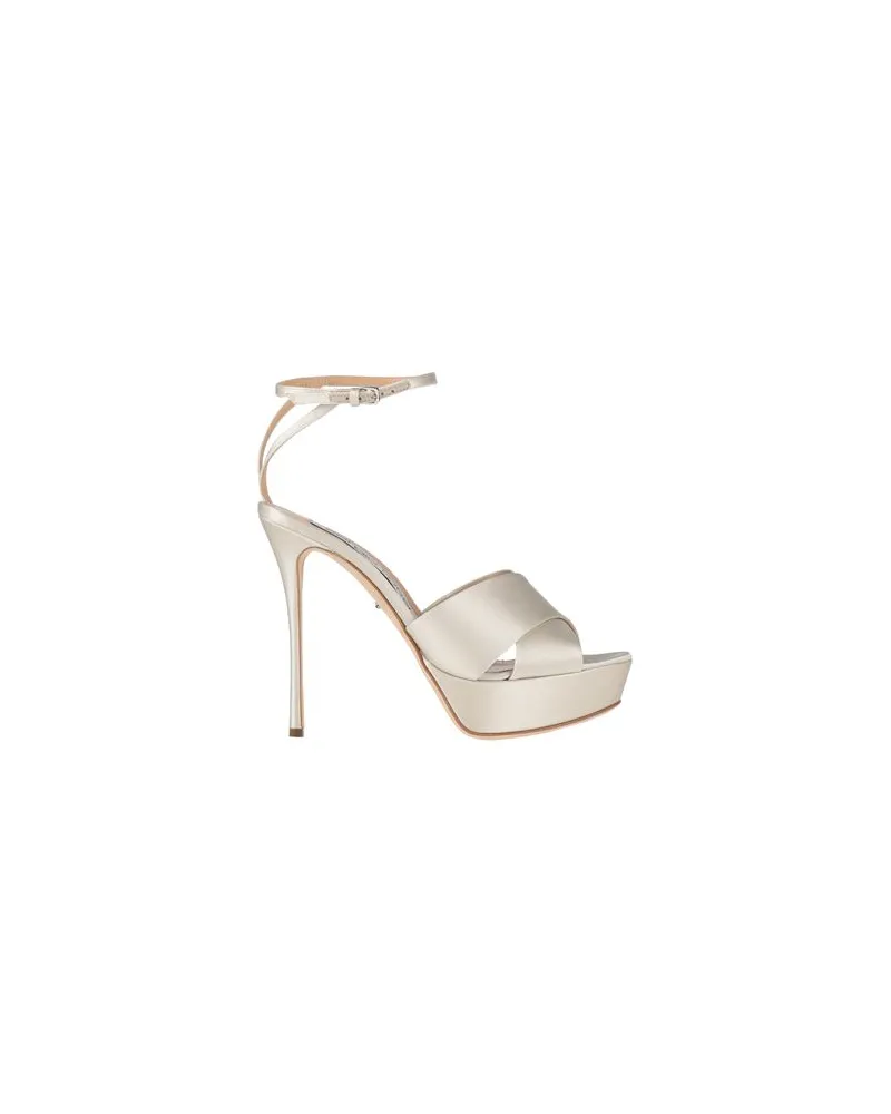 Sergio Rossi SCHUHE - Sandalenauf YOOX.COM Hellgrau