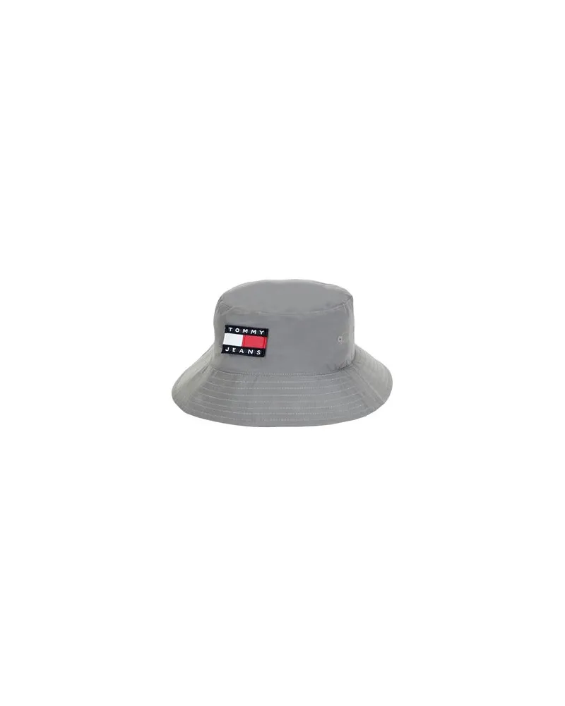 Tommy Hilfiger HILFIGER PREP BUCKET HAT  - ACCESSOIRES - Mützen & Hüteauf YOOX.COM Grau