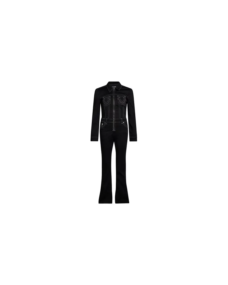 True Religion OVERALLS - Jumpsuitsauf YOOX.COM Schwarz
