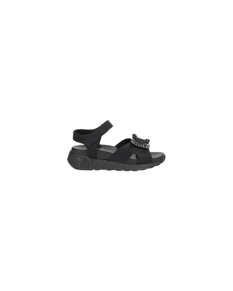 Sergio Rossi SCHUHE - Sandalenauf YOOX.COM Schwarz