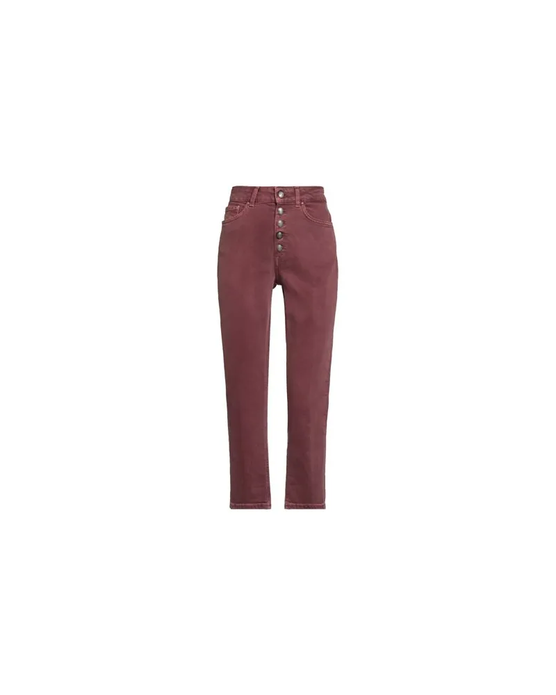 Dondup HOSEN & RÖCKE - Jeanshosenauf YOOX.COM Bordeaux