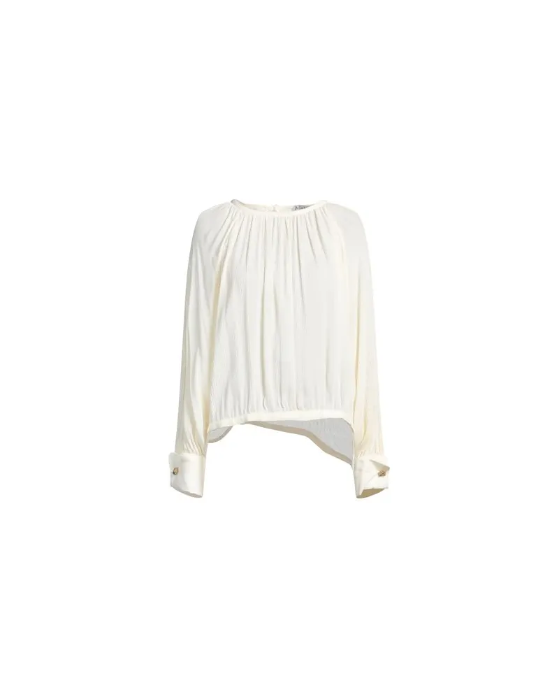 Max Mara TOPS - Topsauf YOOX.COM Cremeweiß