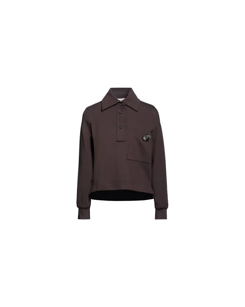 SHIRTAPORTER TOPS - Poloshirtsauf YOOX.COM Dunkelbraun