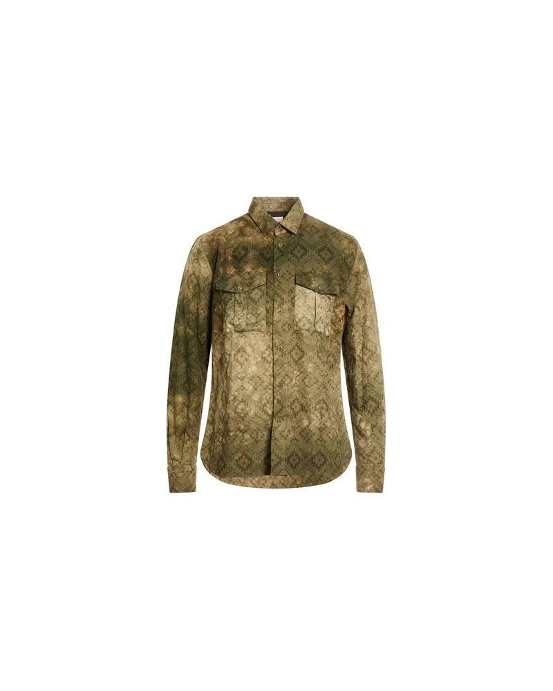 Glanshirt BY SLOWEAR - TOPS - Hemdenauf YOOX.COM Militärgrün