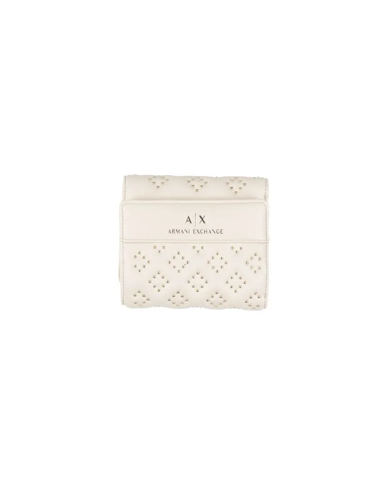 Armani Exchange Kleinlederwaren - Brieftaschenauf YOOX.COM Cremeweiß